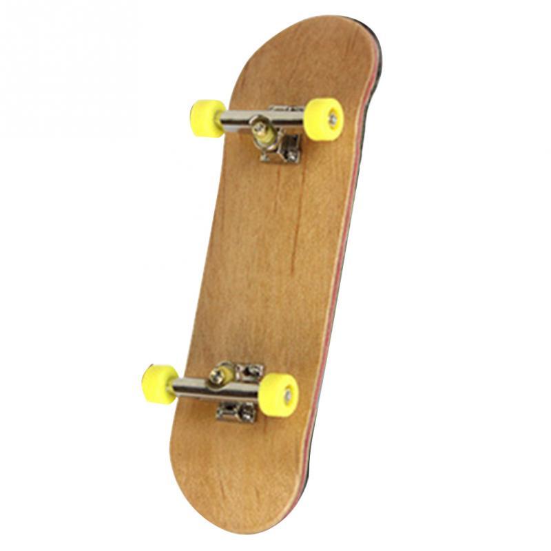 Premium Complete Wooden Fingerboard Finger Skate Board With Grit Box And Foam Tape