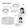 Homlly Washable PM2.5  Face Mask With Adjustable Straps Mask