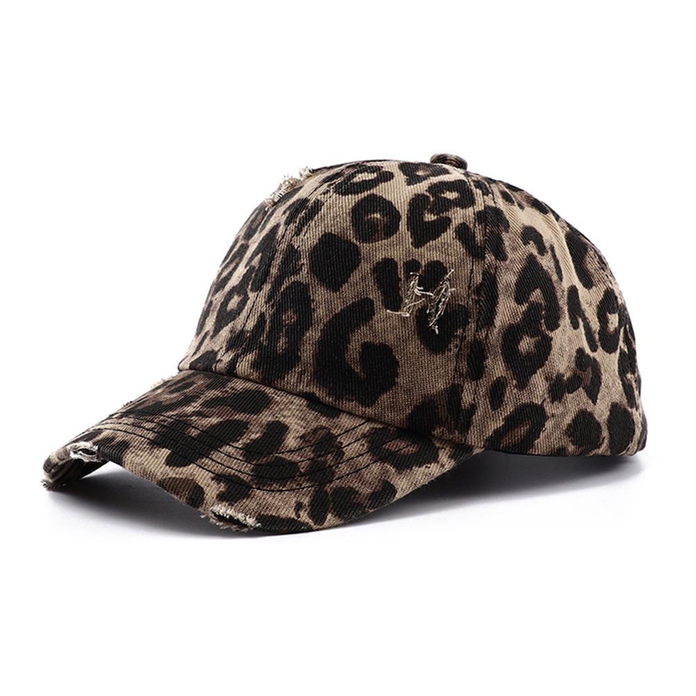 Dad Ripped Casual Adjustable Outdoor Cap Baseball Ponytail Print Leopard Style Street Urban Hop Hip Summer Spring New Brand Latest Fresh Hats For