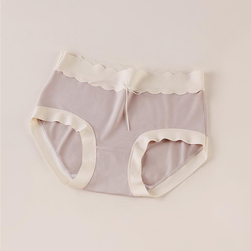 

Модальное женское нижнее белье женские хлопковые антибактериальные трусики с бантом для девочек бесшовные с высокой талией дышащие треугольные трусики XXL света кофе