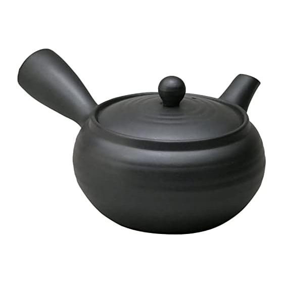 Suzuki Banko Ware Teapot No. 2, Approx. 370ml, For 1 to 2 people, Black, Made in Japan, 0977-5490