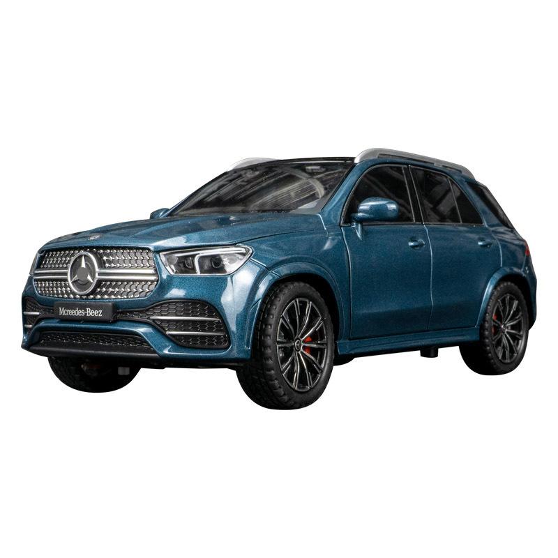 Simülasyon GLE350 Alaşım Araba Modeli Süsleri Geri Çekmeli Arazi Aracı Çocuk Oyuncak Araba
