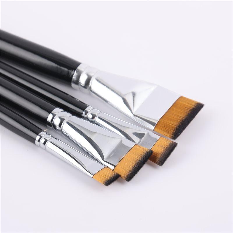 ABMH-Art Short Haired Nylon Brush Lacquerware Large Lacquer Brush Oil Painting Tools Materials Art Small Flat Pen Lacquer Art