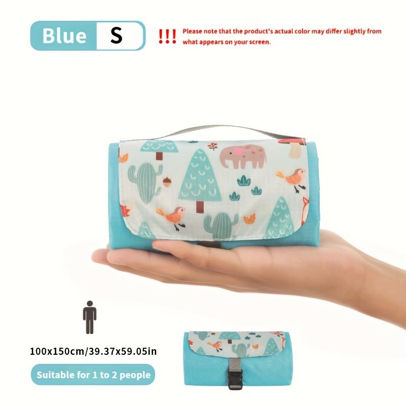Extra Large Foldable Picnic Blanket with Carry Strap Multi-Style Outdoor Portable Picnic Mat Pocket Mini Beach Camping Sandproof Ground Cloth