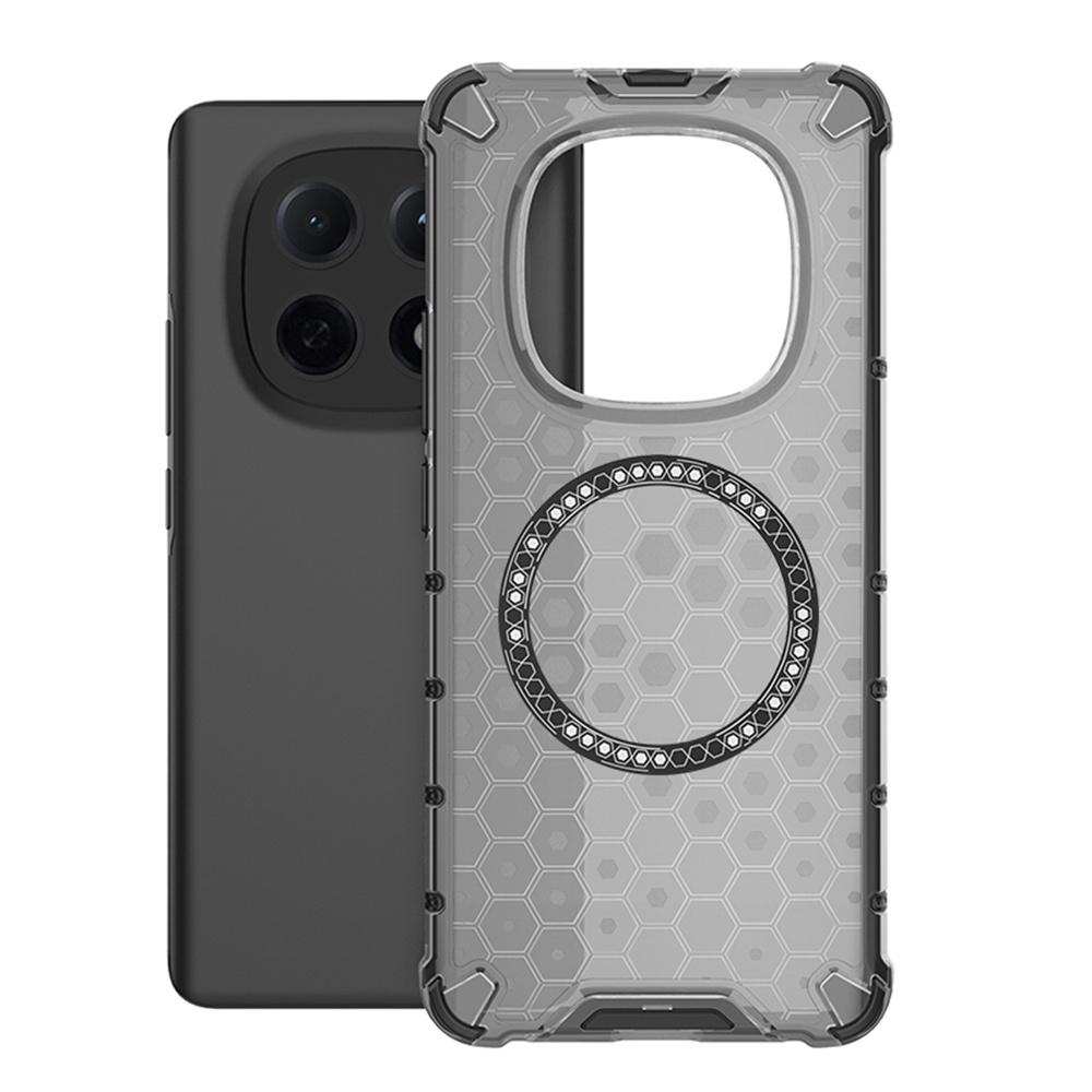 

For Xiaomi Poco M8 5G/Redmi Note 15 5G (Global) Magnetic Case Honeycomb Design TPU + PC Phone Cover