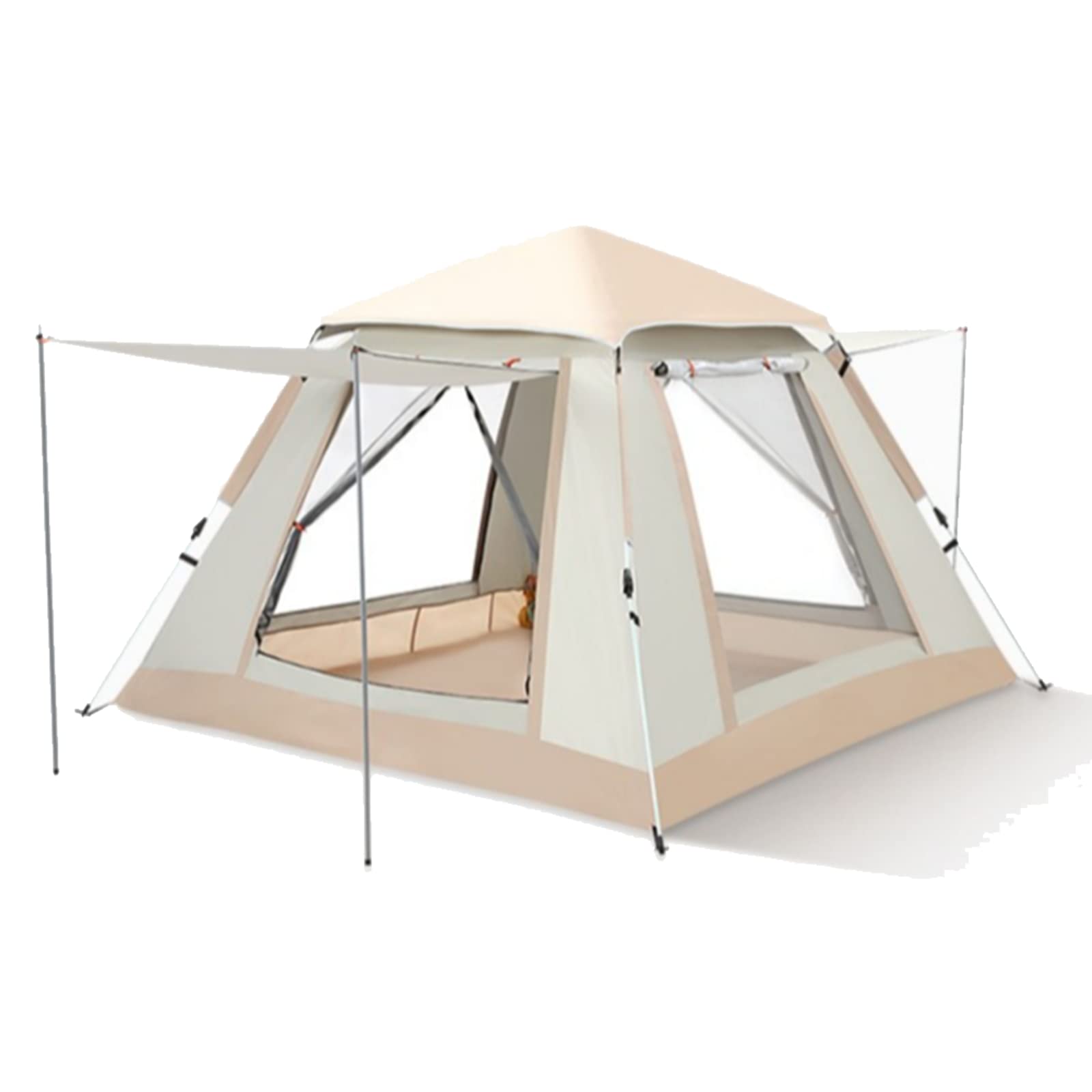 

UKGlamping Новинка для 2-4 человек, простая и быстрая УФ-съемка с фронтальной частью для кемпинга, семейного парка, цветущей вишни, палатка для отдыха на открытом воздухе [модель 2023 г.] Палатка с одним касанием,