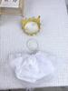 17cm Labubu Doll Formal Wedding Wear: Silicone Couple Suit & Dress - Princess Series