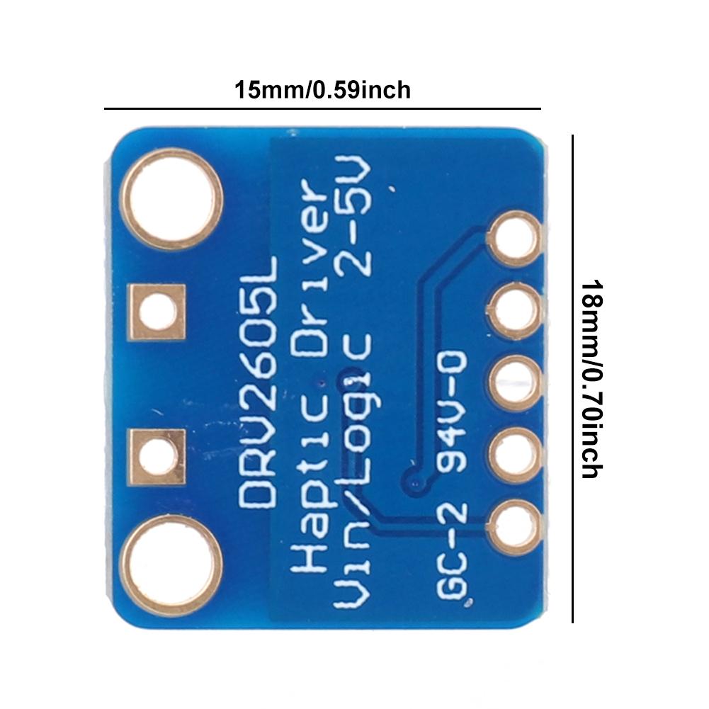 DRV2605L Haptic Motor Driver Module with IN /TRIG General Pin Haptische Motor Controller I2C 3V 5V for Arduino