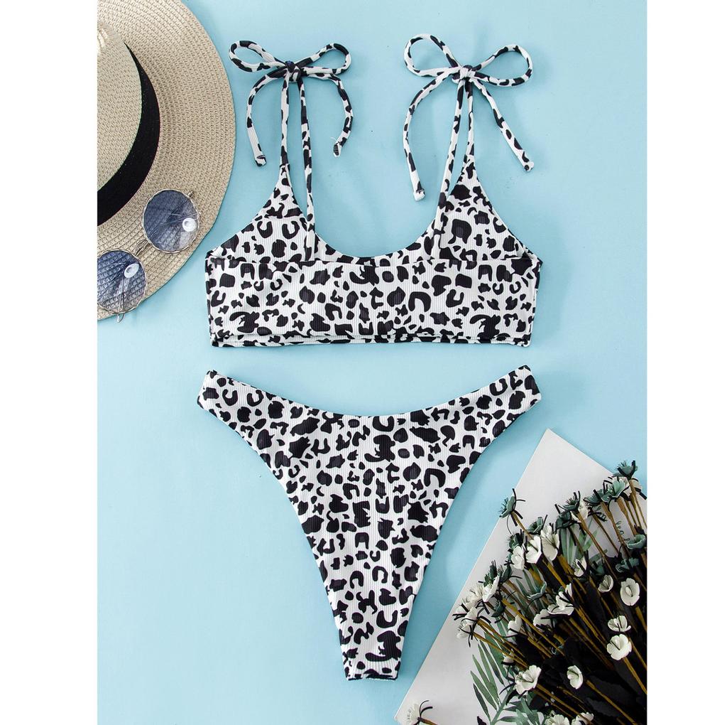 Women Diamond Decoration Bikini Set Push Up Swimsuit Beachwear Padded Swimwear