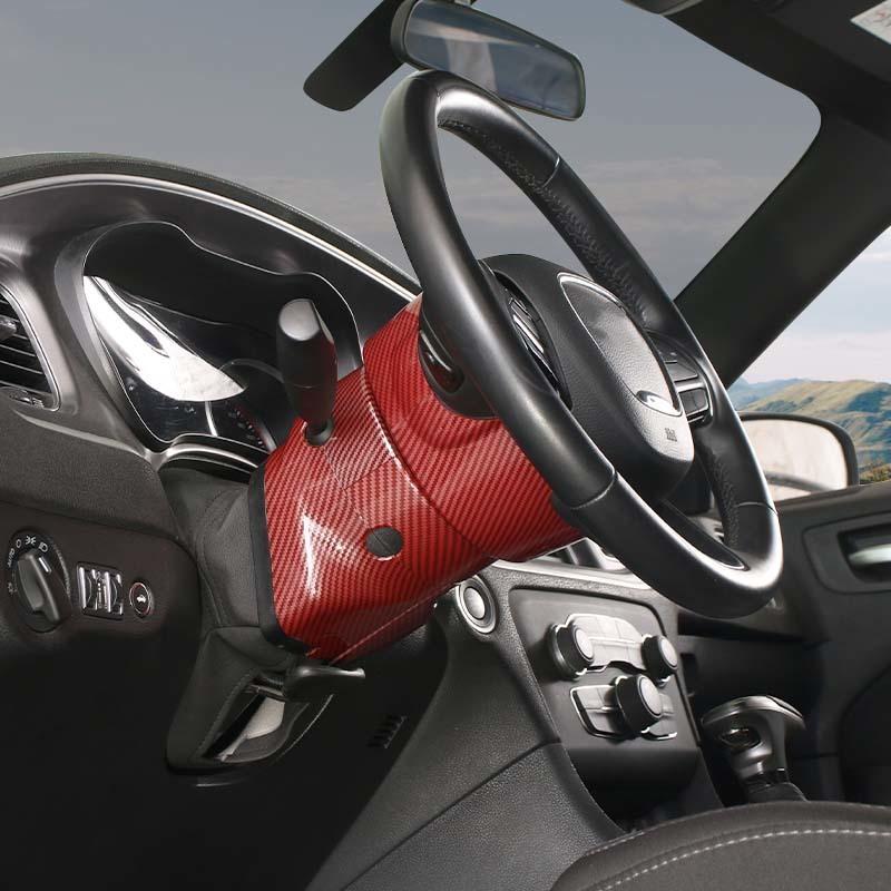 Electric Adjustable Steering Wheel Base Decoration Protective Cover For Dodge Challenger For Dodge Charger For Dodge Durango Car Interior Accessories