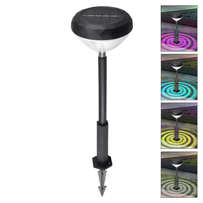 NuFeng Solar Garden Projection Light - Round Pattern (2-Pack)