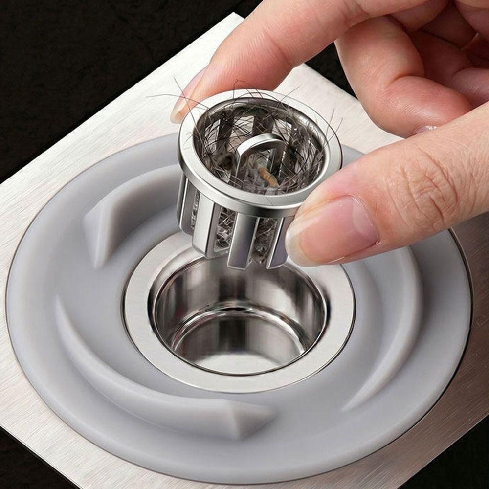 New Drain Core Odor Proof Self Closing Sink Floor Drain Removable Insect Proof Drain Valve Sink Accessories