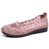 2025 New Comfort Casual Women's Shoes Fashion Soft Sole Breathable Hollow Out Flat Shoes for Women Zapatos De Mujer