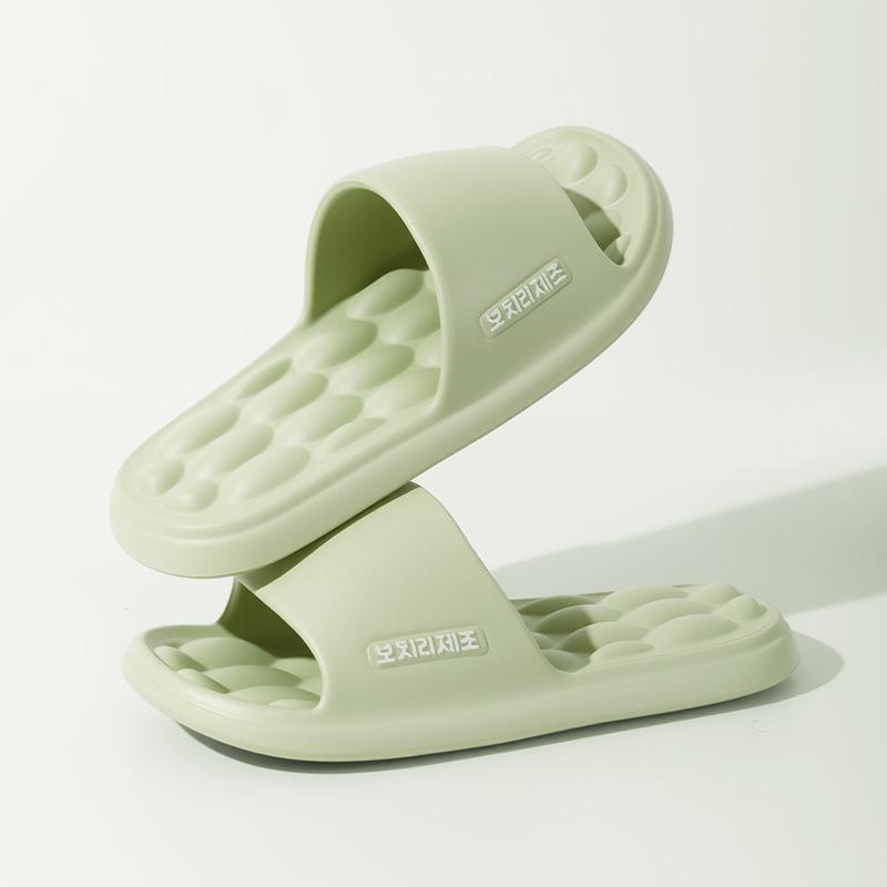 Общежитие Высококачественные тапочки из ЭВА Домашние нескользящие и не вонючие ноги Легкая мягкая подошва Носить Классные тапочки для женщин 40-41 зелёный