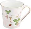 Wedgwood Wild Strawberry Pastel Pair Pink and Wedding Product Number 1053405 [Officially Imported] Mugs, Green, Approx. 300ml, Gift,