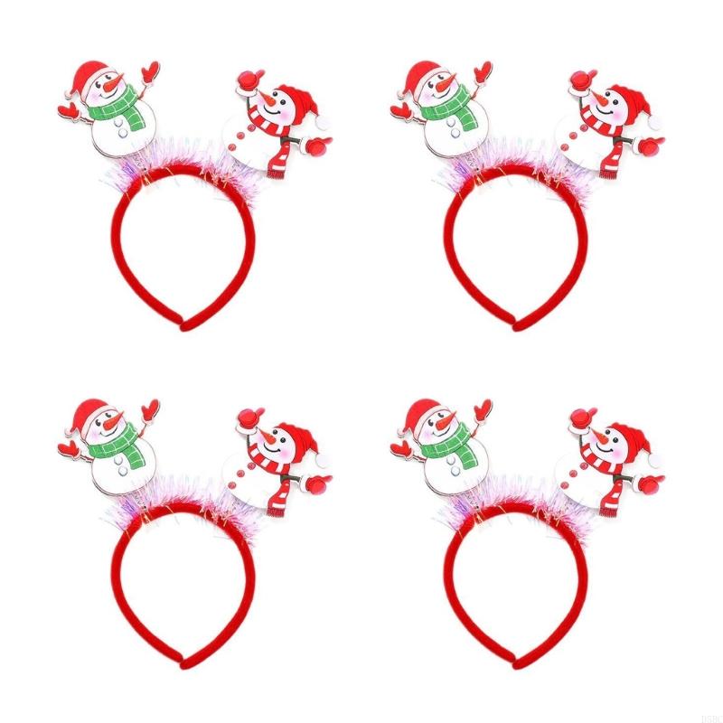 

Christmas Party Headband Elastic Santa/Snowman/Deer Plastic Hair Ornament Headpieces For Adults Children Festivities