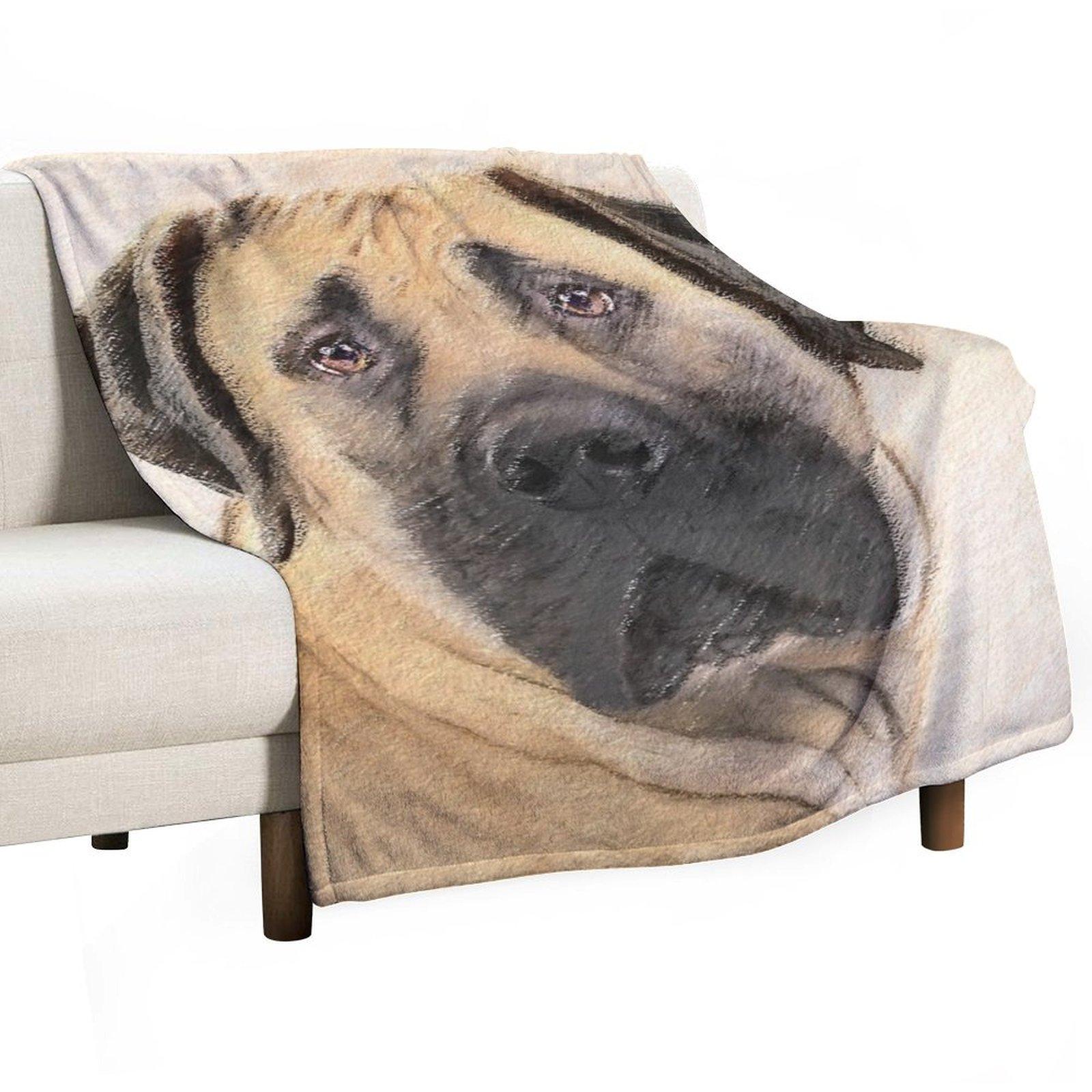 

Картина Бурбуль - Милое Оригинальное Искусство Собаки Плед Роскошный Бренд идеи подарков на день святого Валентина Мода Диваны Походные Пледы 30x40in