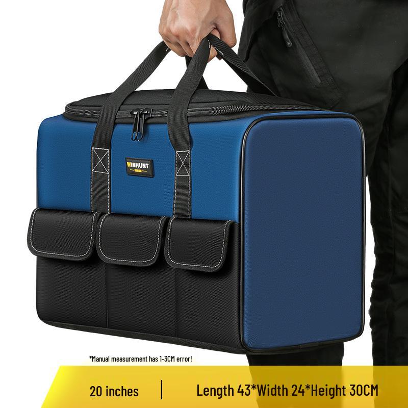 Многофункциональная утолщенная холщовая сумка для инструментов Everwinners для электриков