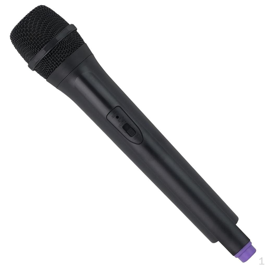 

Durable Plastic Microphone Miniature Mic Model Lip-synch Singing Props APurple