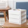Storage Drawer Multi Layers Stackable Dustproof Desktop Storage Box Organizer for Student Dormitory