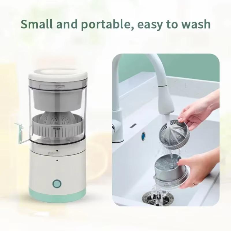Multifunctional Electric Fruit Squeezer Kitchen Portable Orange Juice Extractor USB Rechargeable Small Household Juicer