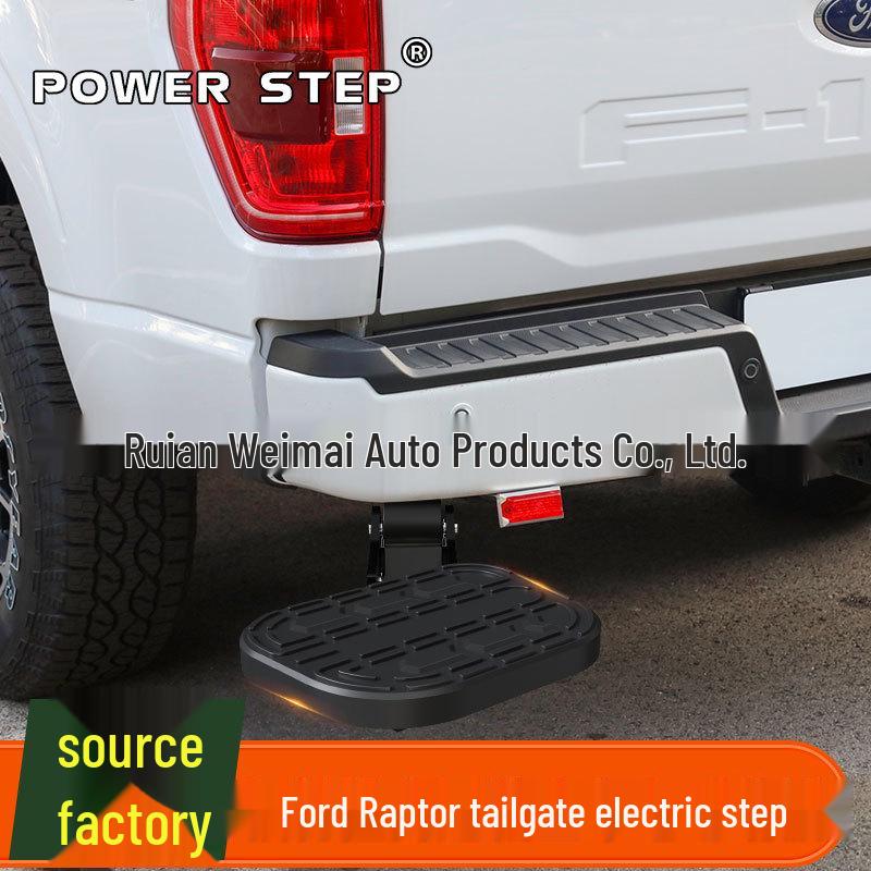 Raptor F150 Off-Road Retractable Electric Side Step & Rear Trunk Pedal Upgrade