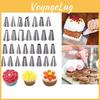 Nozzle Tips Piping Cake Cream Baking Tool Set Plastic Bag Storage Coupler Case