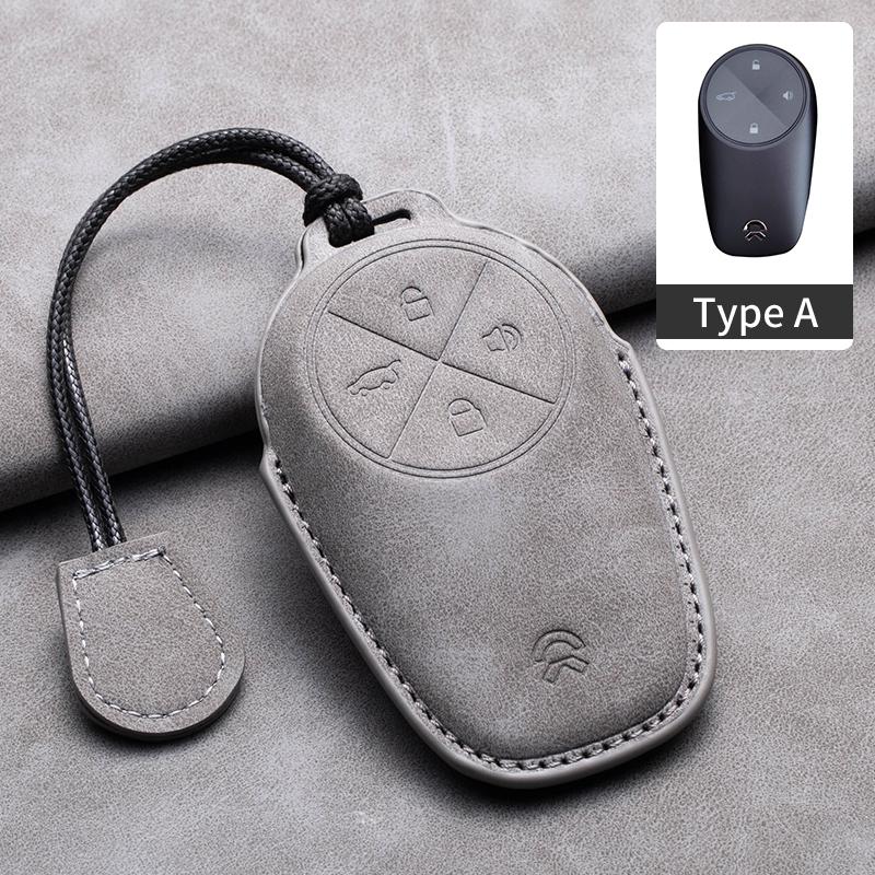 For NIO ALL Series Multi-styles Car Smart Key Case Cover Key Pack Remote Protection Sleeve Buckle/Rope Auto Special Accessories