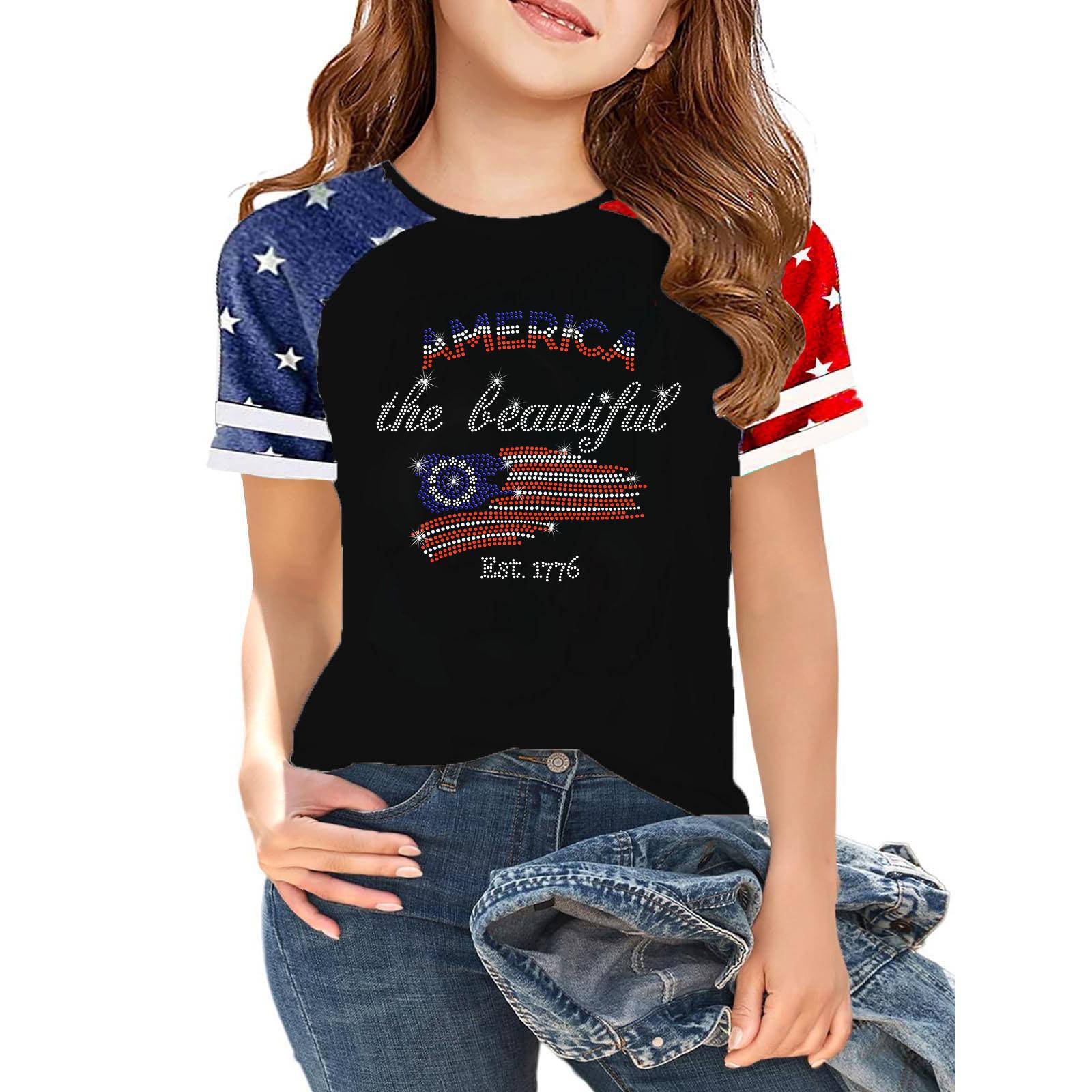 

Casual Short Sleeve Crew Neck T Shirt Raglan Sleeve Graphic Print Lightweight Comfortable Soft Fabric Summer Top for Women 120 чёрный