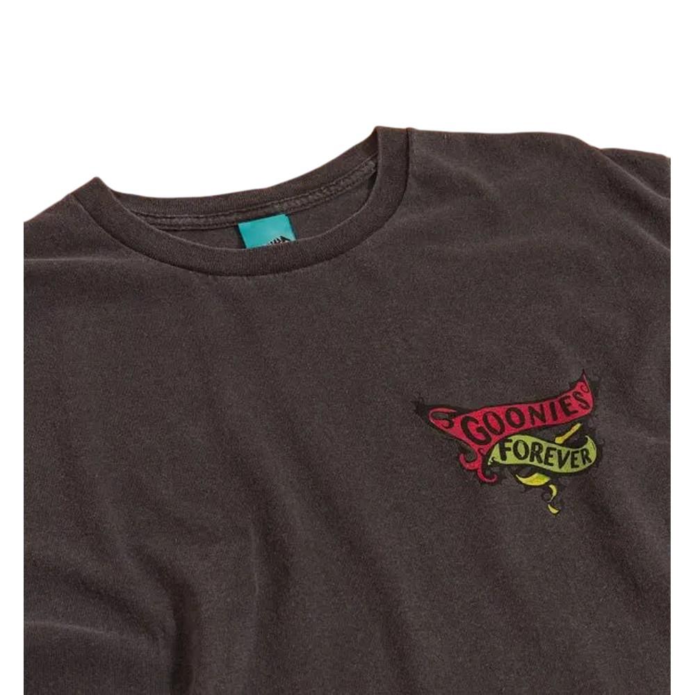 The Goonies Unisex Adult Tattoo Skull Vintage Wash Back Print T-Shirt