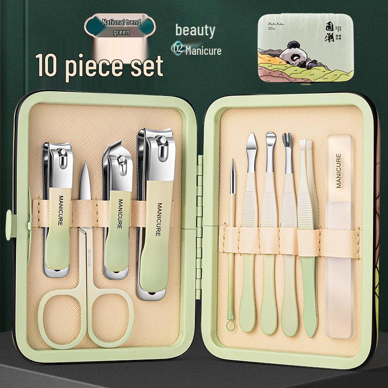 Stainless Steel Manicure & Pedicure Nail Clipper & Knife Set - National Tide Collection