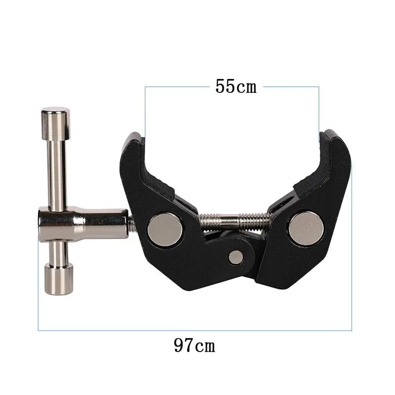 Multi Functional Crab Clamp Clip Photography Equipment Accessories for Monitor LED Light Camera Bracket for Gopro DSLR Camera