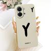 For Tecno Spark Go 3 2026 Lucky Initial Letter Phone Case For Tecno Spark Go3 KN3 Soft Silicone Shockproof Cases Bumpers