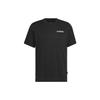 T Shirts Men's Black Crew Neck Moderate Straight Fit IC4414