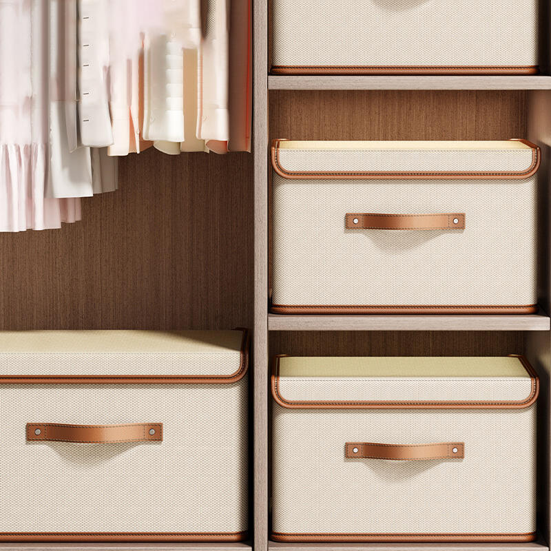 Clothes Storage Box With Lid For Household Use Wardrobe Underwear Storage Box Organizing Boxed Clothes Blankets Storage Basket