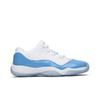 Air 11 Retro Low Grade School 'UNC' 2017 (Unisex) White / University Blue Kids' Basketball Shoes 528896 106
