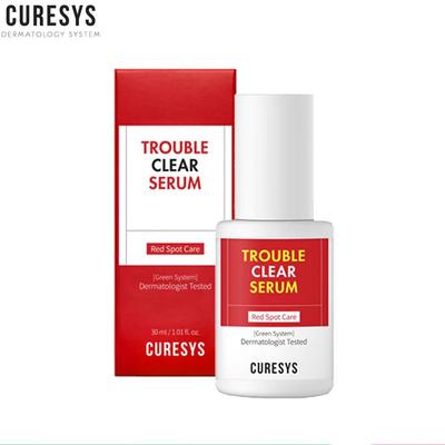 Curesys Trouble Clear Serum, Red Spot Care, Green System, Dermatologist Tested, 30 Ml.
