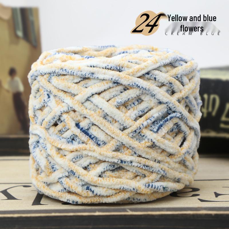 Ice Wool Thick Knitting Yarn for Blankets, Slippers, Neck Warmers, and Scarves