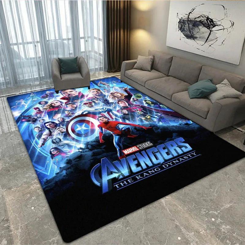 3D The Avengers Cartoon printed Carpet Living Room Bedroom Carpet Non-slip carpet home bedroom decor area rug Birthday Gift