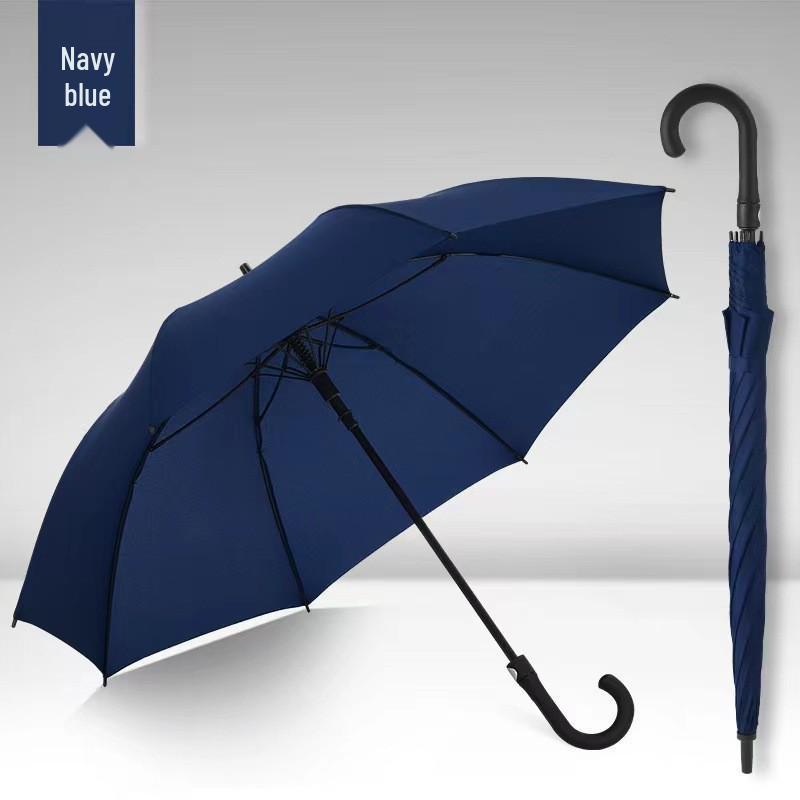 Long Handle 8-Rib Golf Umbrella - Automatic, Straight Handle, UV Protection, Rainproof for Sun and Rain