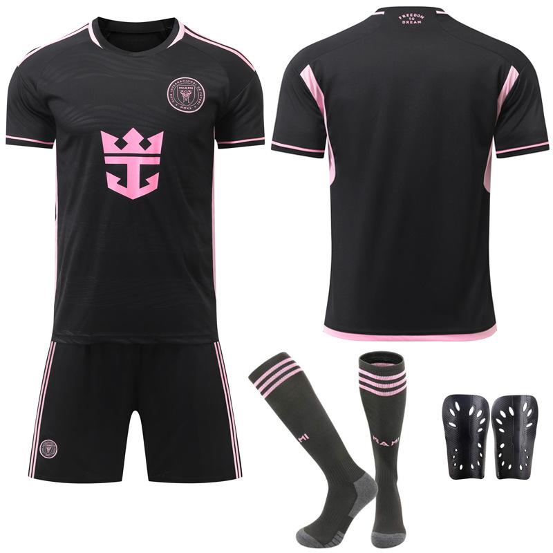 2024-25 Miami Away Black No. 10 Messi Football Jersey Set Jersey 9 Suarez New Original