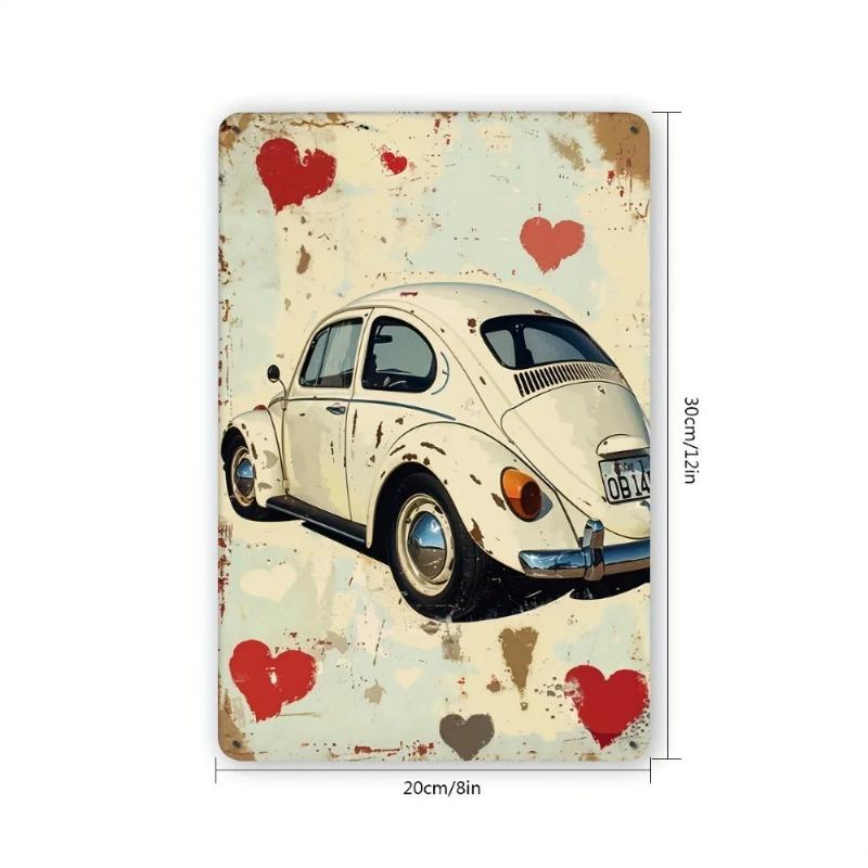 Retro Car Garage Metal Tin Sign Vintage 8x12 Inch Wall Art for Man Cave Bar Decor