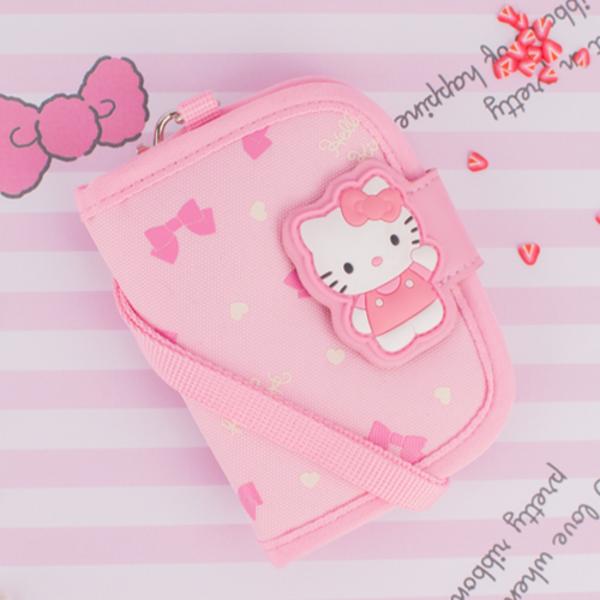 

Двухуровневый кошелек для девочек Hello Kitty с ожерельем