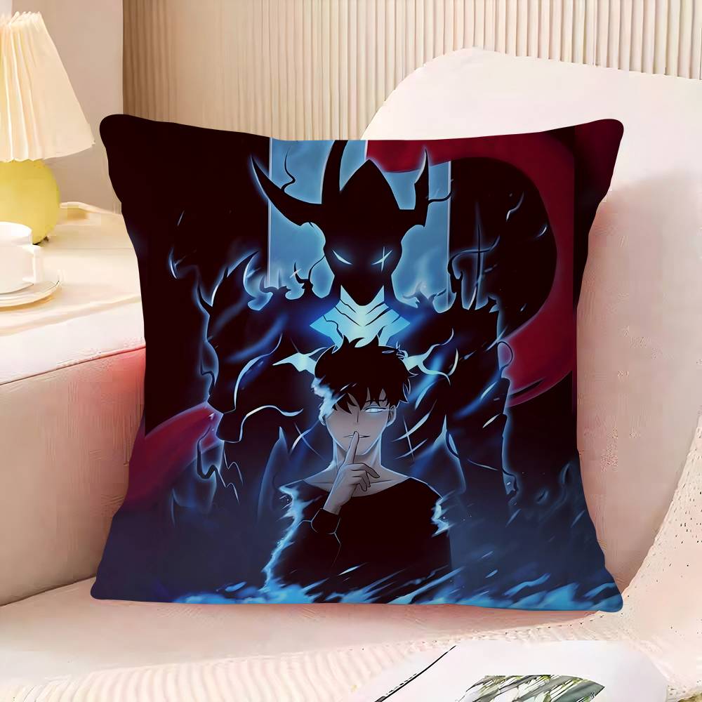 

Anime Solo Leveling Pillow Cushion Cover Pillowcase Living Room Sofa Home Decor Customized 16x16Inch