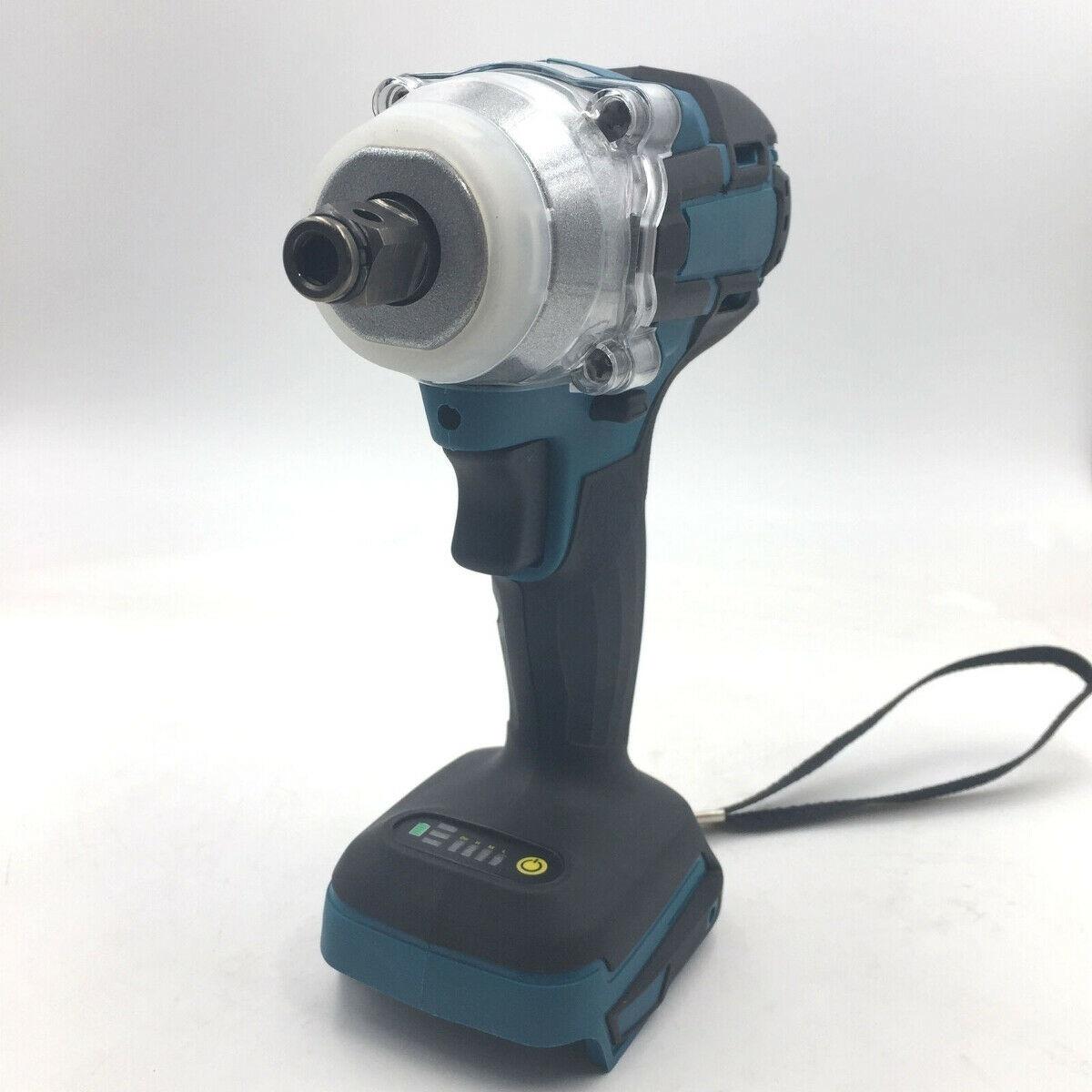 

Электрический гаечный ключ Аккумуляторный бесщеточный ударный гаечный ключ 18 В, 520 Нм, 1/2 дюйма, корпус для аккумулятора Makita DTW285Z [без аккумуляторов] синий