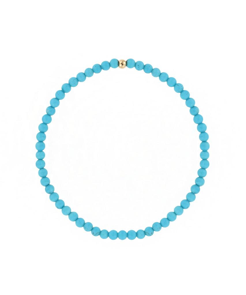 Lloyd 3Mm Golden Ball Gemstone 14K Gold Wish Bracelet Lwb26050G