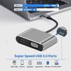 4-in-1 USB-C-Hub-Dockingstation mit 4K@60Hz HDMI-Ausgang, PD100W Power Delivery und USB 3.0-Anschlüssen für MacBook Typ-C-Splitter
