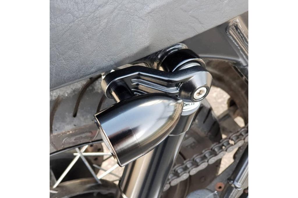 Motone MMU005 Turn Signal Stay, Street Twin, Street Scrambler, T100, T120, Rear Shock Mount, For M8/M10, Black