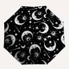 1pc Moon Stars Automatic Open/close, All-Season Portable Folding Umbrella, Travel, Everyday, Formal Events - Compact Luxury Parasol, Outdoor Accessory