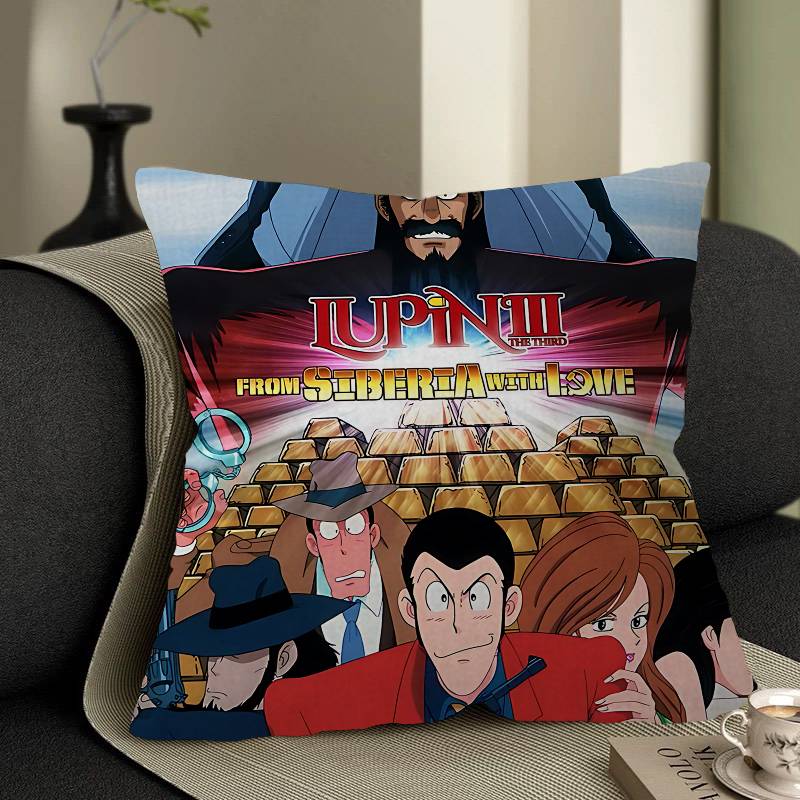 Lupin The Third Pillow Gift Home Office Decoration Bedroom Sofa Car Cushion Cover Case 45x45